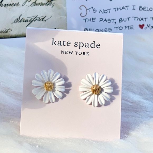 NEW KATE SPADE ♠️ INTO THE BLOOM EARRINGS - Picture 3 of 9